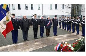 Cérémonie d'hommage aux gendarmes morts en service