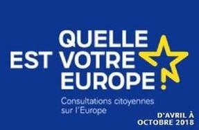 Europe - Participez aux consultations citoyennes sur l'Europe 