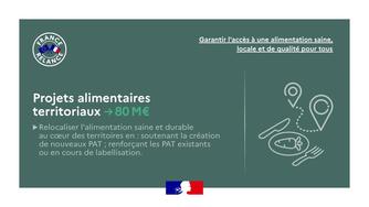France Relance : soutien aux projets alimentaires territoriaux