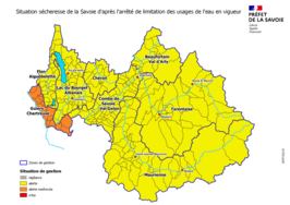 Situation sécheresse en Savoie