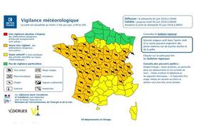Vigilance orange orages annoncée par Météo France