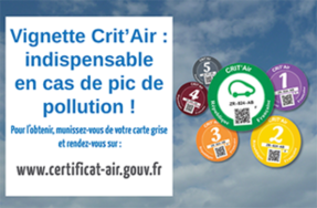 Le certificat qualité de l'air (Crit'Air)